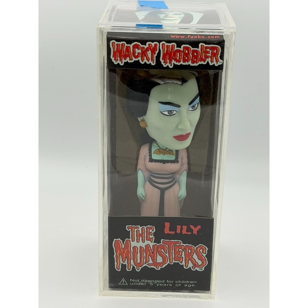 Funko Wacky Wobbler Lily Munster Bobblehead The Munsters w/ Protector Case